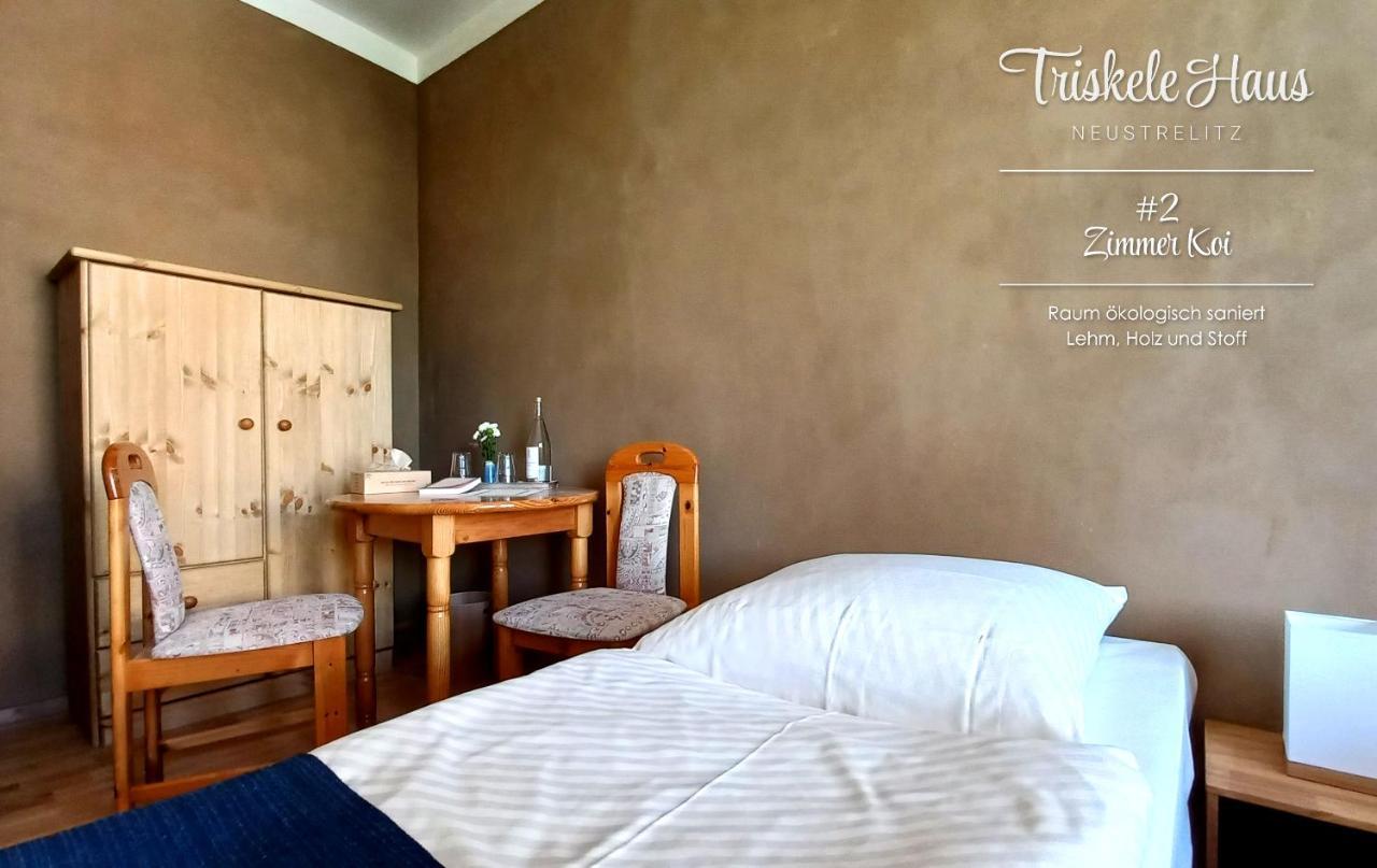 Triskele Haus - Oekologisches Gaestehaus Der Heilstaette Strelitz นอยชเตรลิทซ์ ภายนอก รูปภาพ