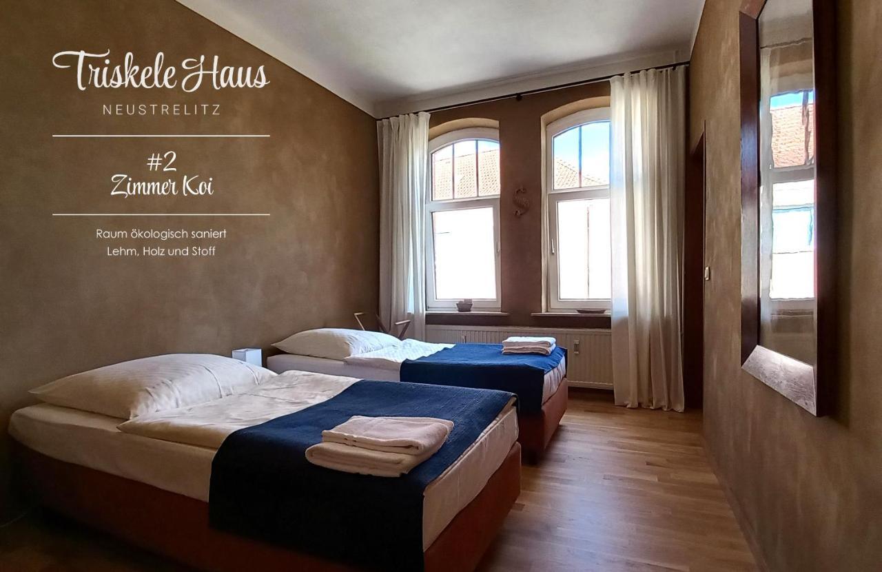 Triskele Haus - Oekologisches Gaestehaus Der Heilstaette Strelitz นอยชเตรลิทซ์ ภายนอก รูปภาพ